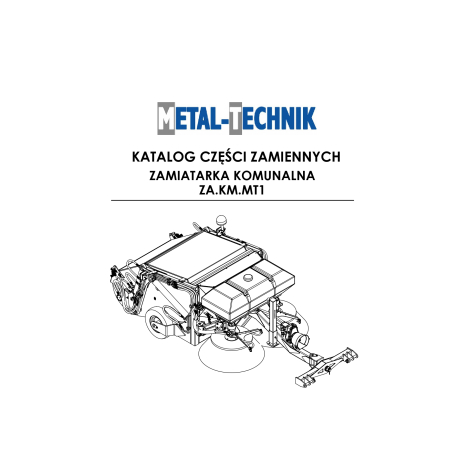 Części zamienne - Zamiatarka komunalna MT1